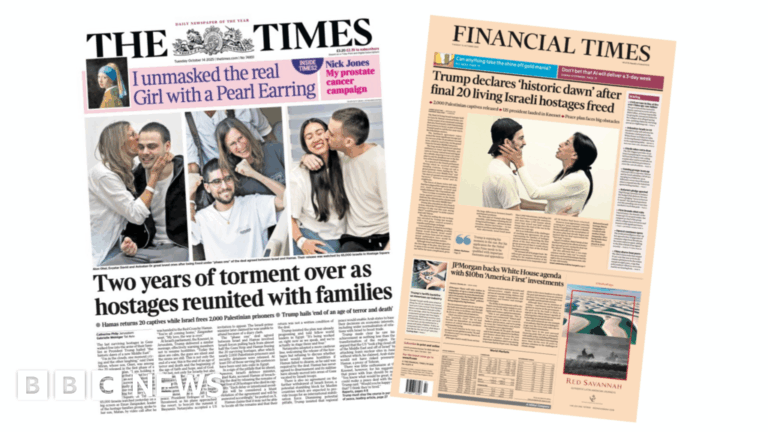 The Papers: 'Two Years Of Torment Over' And Trump Declares 'Historic Dawn'